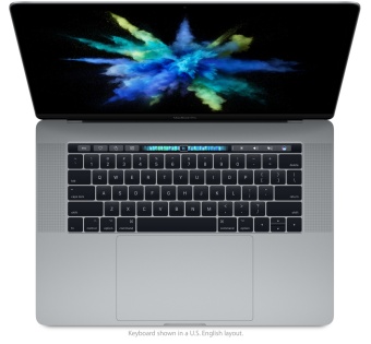 Apple MacBook Pro 14,3 Retina (Mid-2017, A1707), i7HQ, 16Gb, SSD 512Gb, 15" IPS RETINA 2880*1800, AMD Radeon 555 2Gb, Touchbar